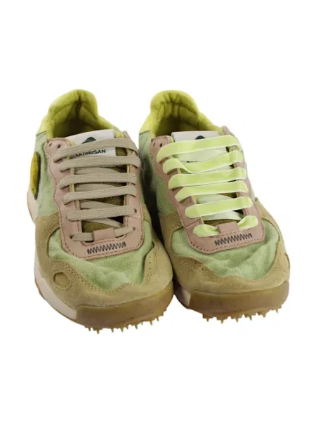 Lniane sneakersy Satorisan zielone