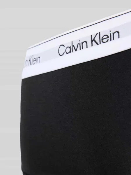 Majtki z wyhaftowanym logo model ‘Boyleg’ Calvin Klein Underwear czarne