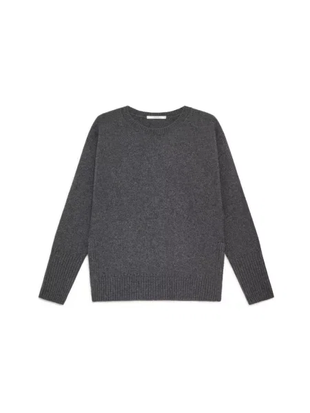 Sweter Maliparmi z kaszmiru szary