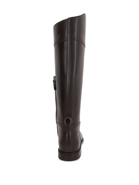 Botine Brunello Cucinelli din piele maro