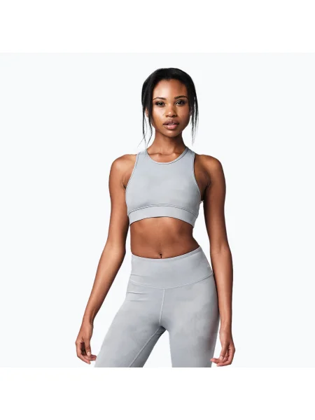 Сутиен за тренировка за жени STRONG ID Drop And Give Me Camo grey сиво