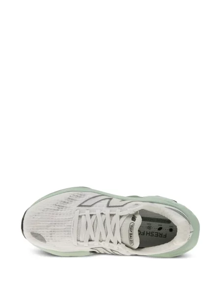 Кожаный плисиран суичър с качулка New Balance черно