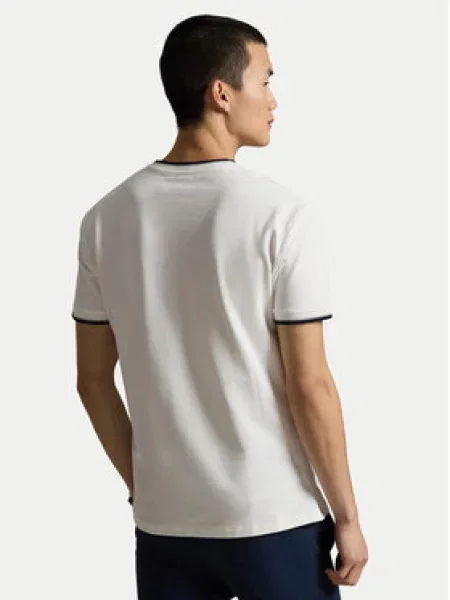 Strečová polokošeľa Polo Ralph Lauren biela