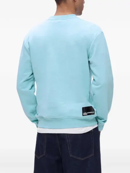 Raštuotas džemperis Karl Lagerfeld Jeans mėlyna