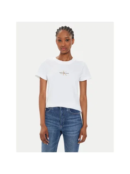 Calvin Klein Jeans majica bijela