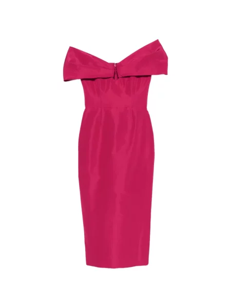 Rochie midi Carolina Herrera roz