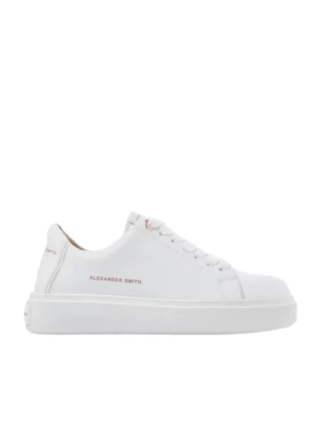Sneakersy Alexander Smith białe