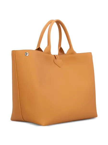Geantă shopper Longchamp din piele maro
