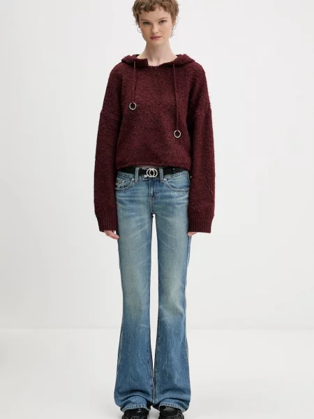Tommy Jeans jeansy high waist niebieskie