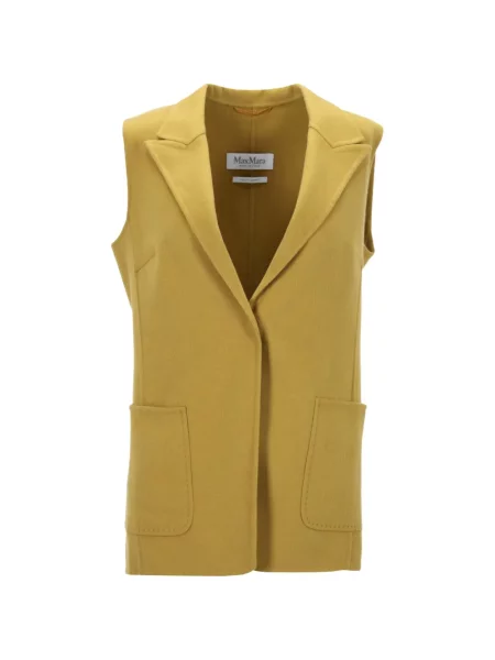 Vestă Max Mara de lână galben