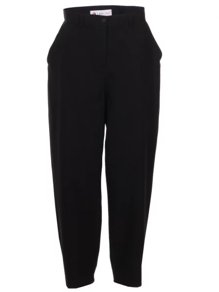 Штани повсякденні LadyLike бавовна/поліестер чорний