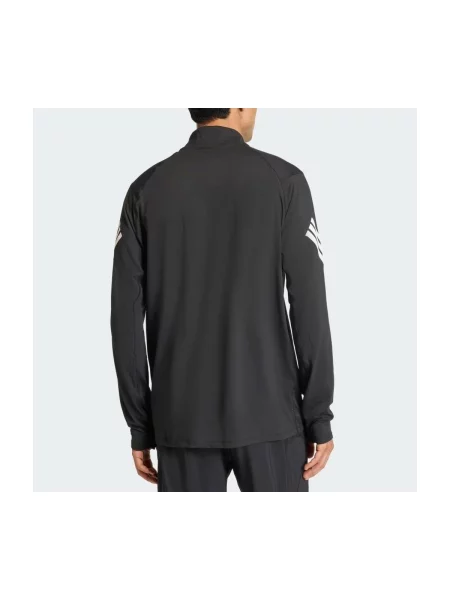 Mikina na zips Adidas čierna