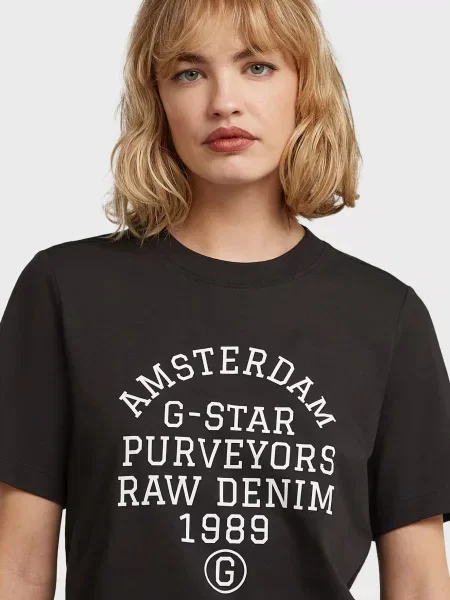 Футболка G-star Raw чорна