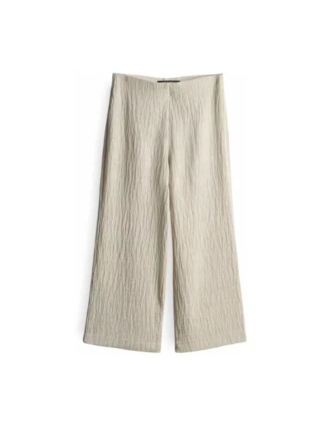 Spodnie Someday o krotszym kroju białe