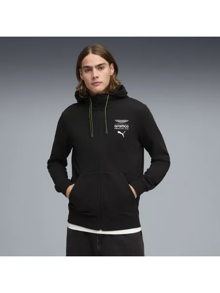 Bluza z kapturem PUMA x ASTON MARTIN ARAMCO TEAM Essentials Akcesoria S czarny