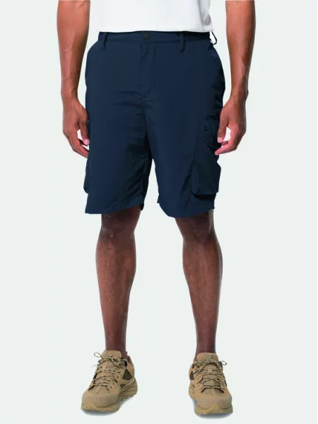 Jack Wolfskin Šortky z materiálu Kalahari Tmavomodrá