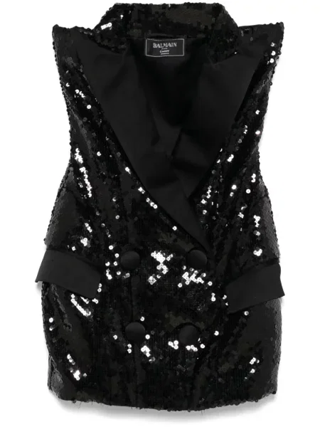 Rochie mini Balmain de costum negru