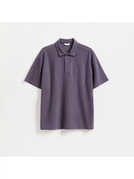 Reserved Boxy pólóing szőlőszínű