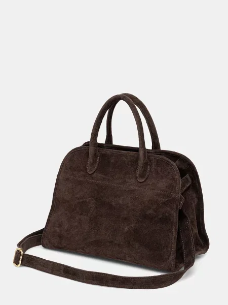 Замшевая сумка Answear.lab коричневая