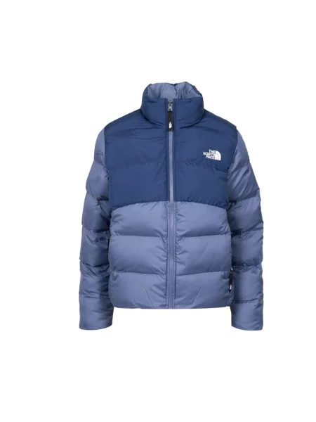 Kurtka puchowa The North Face niebieska