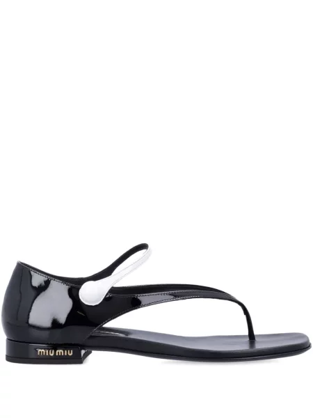Pantofi cu toc Miu Miu negru