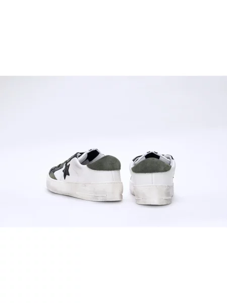 Sneakersy 2star skórzane białe