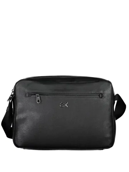 Geantă Calvin Klein cu autograf negru