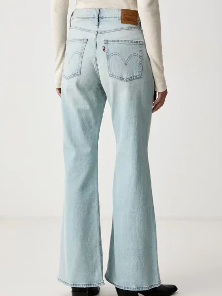 Levi's jeansy flare RIBCAGE FLARE niebieskie