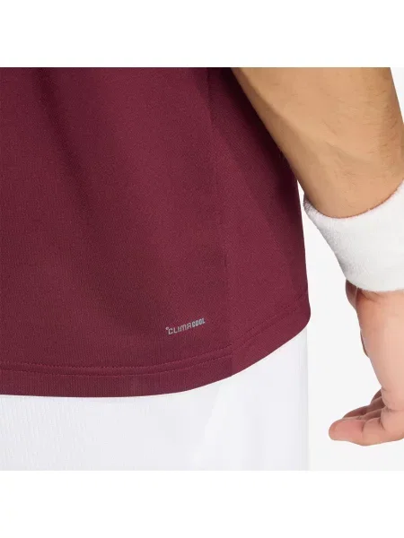 T-shirt adidas Tennis Classics Polo Shirt Maroon M