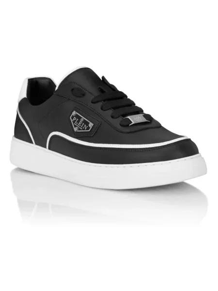 Sneakersy Philipp Plein skórzane czarne