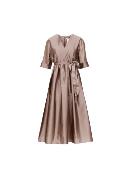 Jedwabna sukienka Max Mara szara