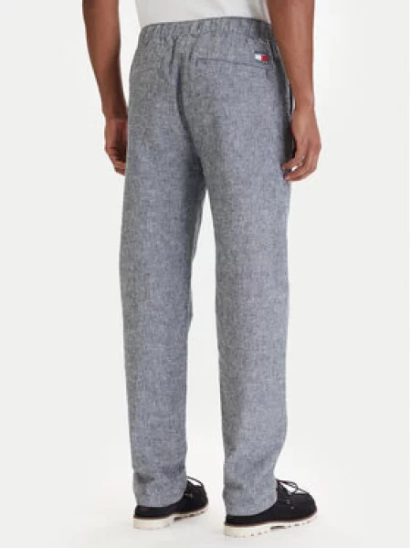 Tommy Jeans Hlače iz tkanine Sonny modra