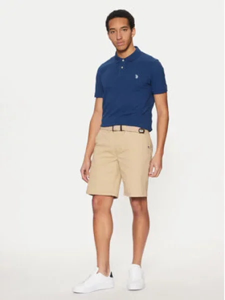 U.S. Polo Assn. Šortky z materiálu béžová