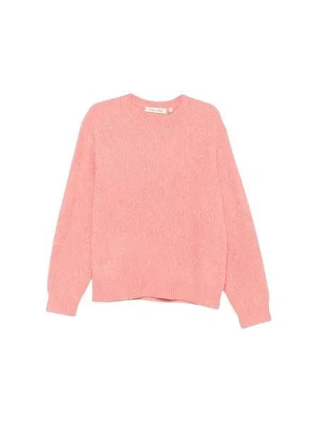Sweter Sunflower wełniany różowy