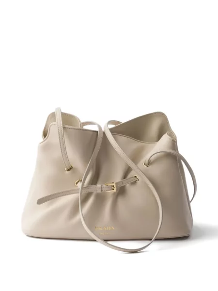 Кожена кожена чанта Prada