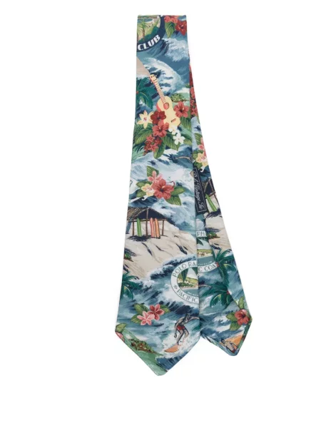 Portofel Polo Ralph Lauren din poplin cu imagine în carouri albastru
