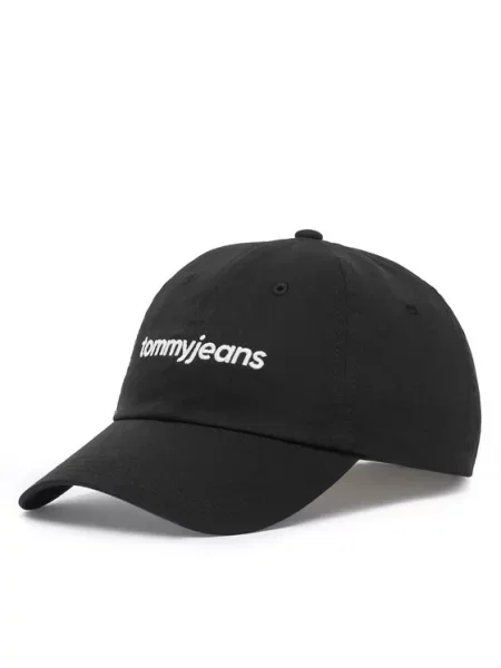Tommy Jeans baseball kapa črna