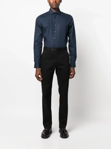 Dugo košulja Michael Kors Collection puplin plava