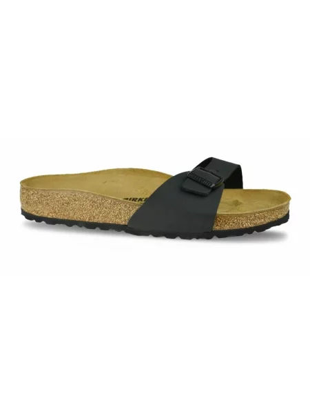 Klapki Birkenstock zamszowe wsuwane czarne