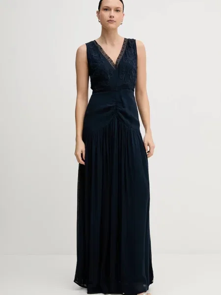 Pedro del Hierro rochie bleumarin maxi evazați