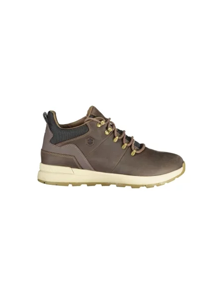 Buty do kostki Lumberjack skórzane brązowe