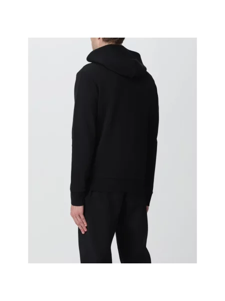 Dzianinowa bluza z kapturem Polo Ralph Lauren z kapturem czarna