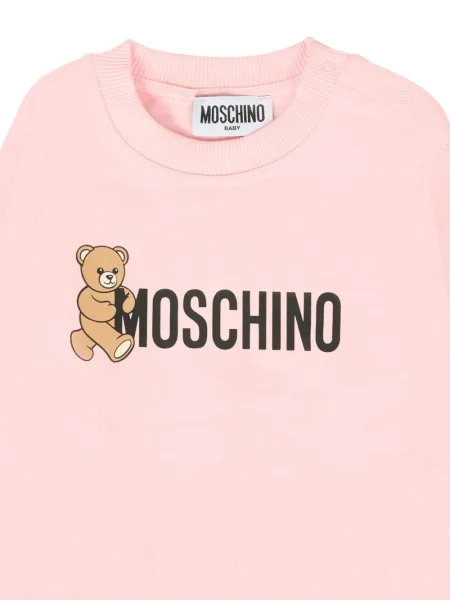 Bluza dziecięca Moschino różowa