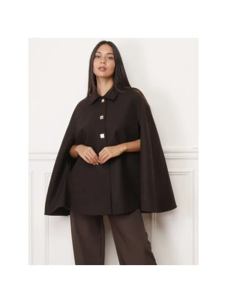 Palton La Modeuse maro