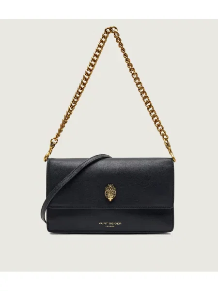 Kurt Geiger De piele geantă pe umăr Sloane negru