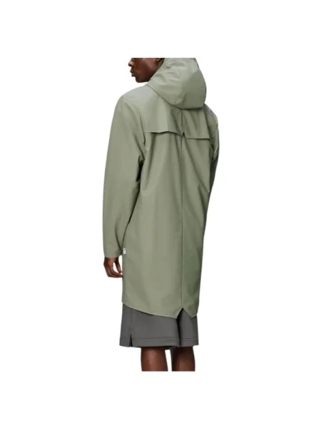 Rains geacă Long Jacket W3 de tranziție verde