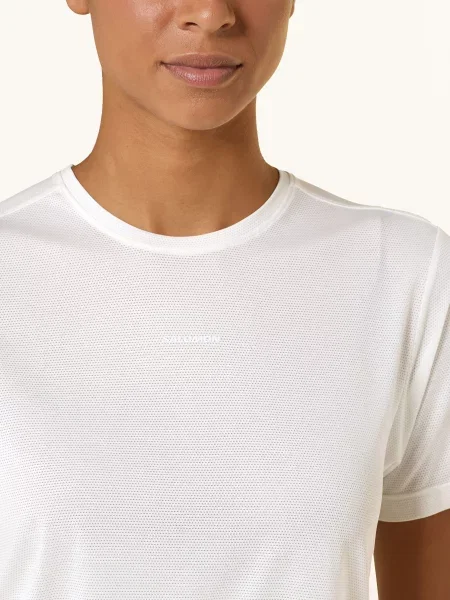 Tričko Salomon Shakeout Core whisper white bílé