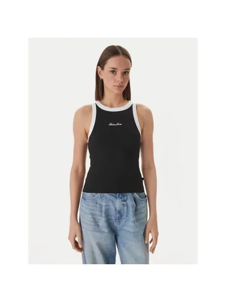 Guess Jeans Топ Slim Fit чорний