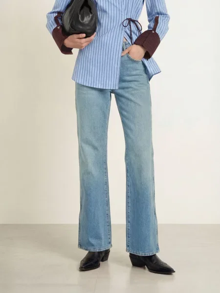 Fabienne Chapot Jeansy Wide Leg Lea blau