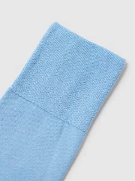 Skarpety z dodatkiem wełny model ‘ClimaWool’ Falke niebieskie